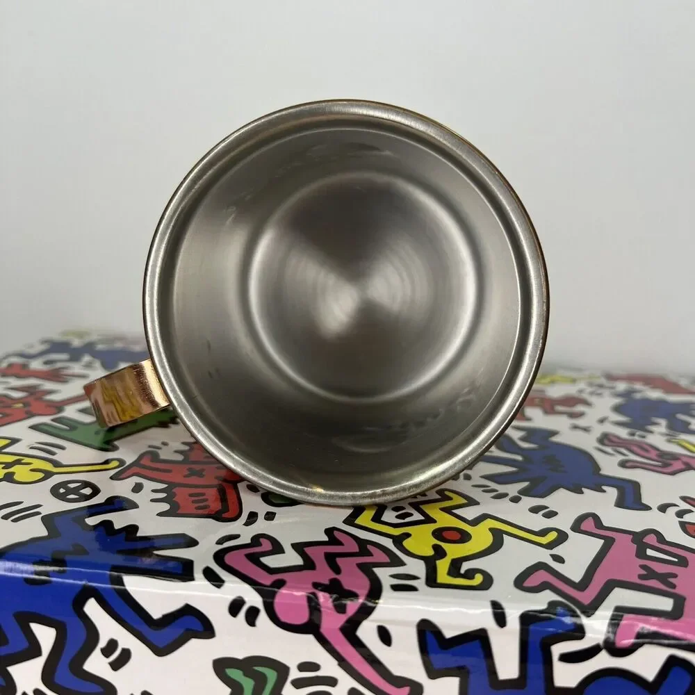 Stoli Stolichnaya Vodka Moscow Mule‎ Cup Copper Brown Logo